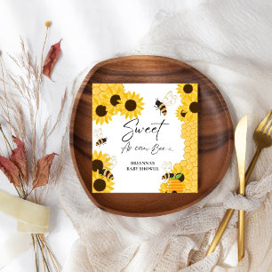 Honey Sweet Als het Baby shower kan zijn Servet