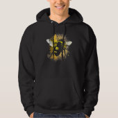 Honeybee and bumble bee for American hive beekeepe Hoodie (Voorkant)