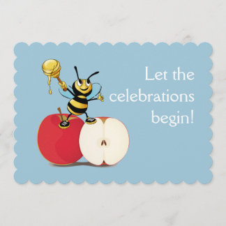 Honeybee Apple Rosh HaShana Kaart