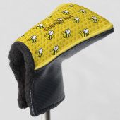 Honeybee Cartoon Pattern Golfheadcover (3/4 voorkant)