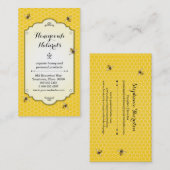 Honeybee Handmade Visitekaartje (Voorkant / Achterkant)