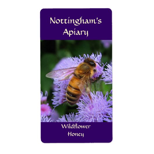 Honeybee Honey Étiquette (Devant)