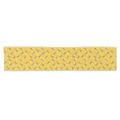 Honeybee Honeycomb Beehive Pattern Korte Tafelloper (Horizontaal)