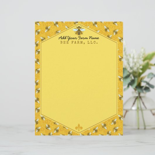 Honeybee Honeycomb Bumble Bee Boerderij Apiary Pap (Staand voorkant)
