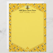 Honeybee Honeycomb Bumble Bee Boerderij Apiary Pap (Voorkant / Achterkant)