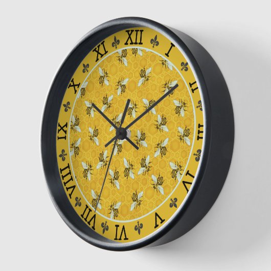 Honeybee Honeycomb French Bee Bumblebee Pattern (Hoek)