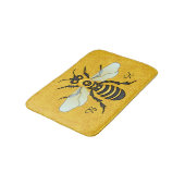 Honeybee Honeycomb  Monogrammen Badmat (Gekanteld)