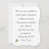 Honeybee Open House Custom Invitation Chamomile (Dos)