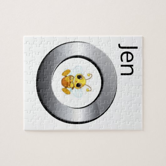 Honeybee Silver Jigzaag Puzzle Legpuzzel (Horizontaal)