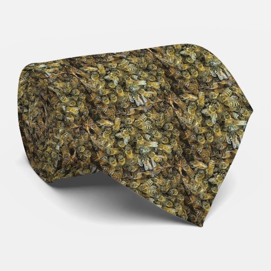 Honeybee Swarm Stropdas (Opgerold)