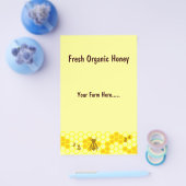 Honeybee Yellow Honey Custom Flyer (Enkel)