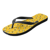Honeybees Honeycomb Bumble Bee Hive Pattern Teenslippers (Schuin)