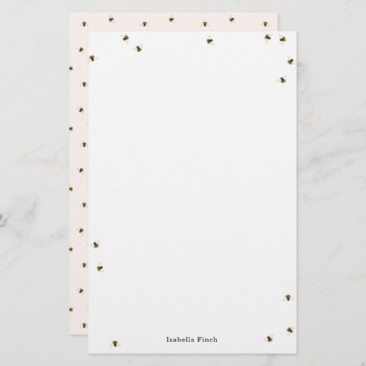 Honeybees Stationery (Voorkant / Achterkant)