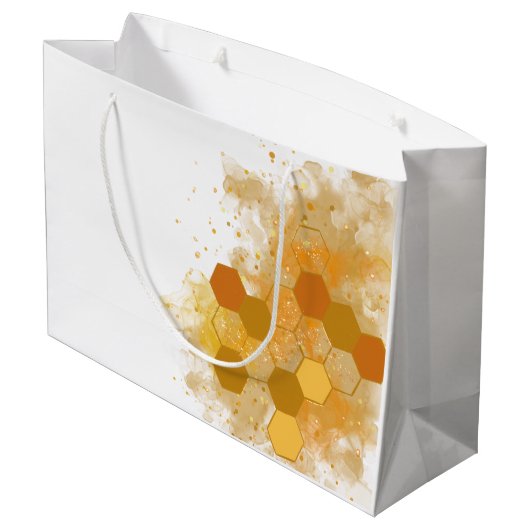 Honeycomb Alcohol Ink Groot Cadeauzakje (Achterkant Gekanteld)