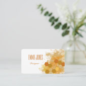 Honeycomb Alcohol Ink Visitekaartje (Staand voorkant)