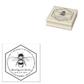 Honeycomb Apiary Skincare Tattoo Rubberstempel (Gestempeld)