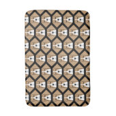 Honeycomb Beagles Pattern Badmat (Voorkant Verticaal)