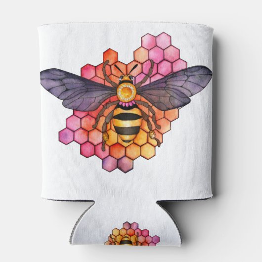 Honeycomb Bee Blikjeskoeler (Achterkant)