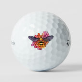 Honeycomb Bee Golfballen (Voorkant)