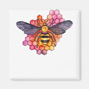 Honeycomb Bee Magneet
