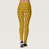 Honeycomb Bee Pattern Leggings (Achterkant)