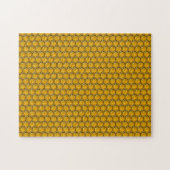 Honeycomb Bee Pattern Legpuzzel (Horizontaal)