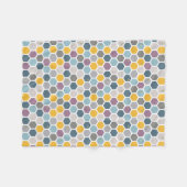 Honeycomb bijen fleece deken (Voorkant (Horizontaal))