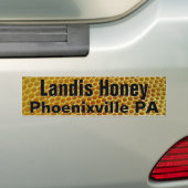 Honeycomb Bijenhouder Bumpersticker (Op auto)