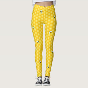 Honeycomb Buzzing Bumblebee britches Leggings