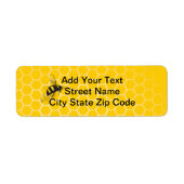 Honeycomb Etiket (Voorkant)