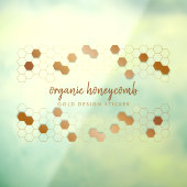 Honeycomb Gold Raamsticker (Vel 3)