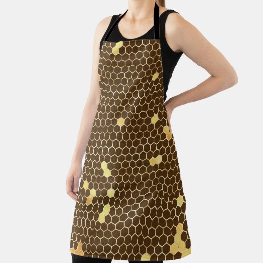 Honeycomb Golden Honey Pattern Schort (Insitu)
