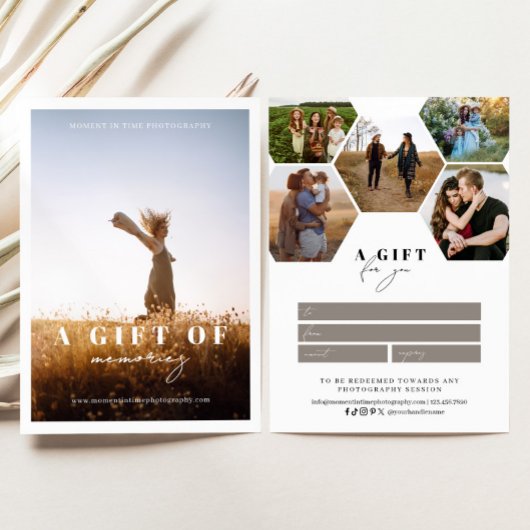 Honeycomb Hexagon Fotografie Cadeaubon