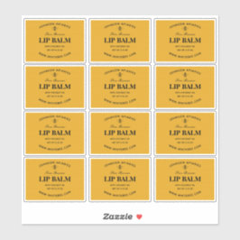 Honeycomb Lip Beeswax Balm Labels