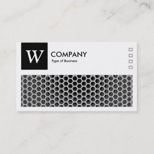 Honeycomb - Logo en panel v2 - zwart Visitekaartje