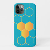 Honeycomb Molecular Pattern iPhone 11 Pro Hoesje (Achterkant)