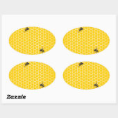 Honeycomb Ovale Sticker (Vel)