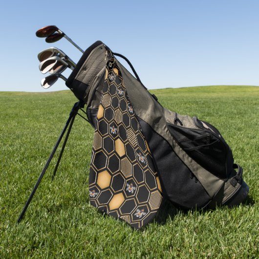 Honeycomb Pattern Golfhanddoek (Groen)