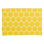 Honeycomb Pattern Kussensloop (Voorkant-Rechts)