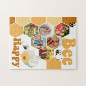 Honeycomb Photo Collage Bee Happy Kinder Legpuzzel (Horizontaal)