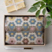 Honeycomb Quilt 1830 katoenkerontkoppeling Tissuepapier (Geschenk)