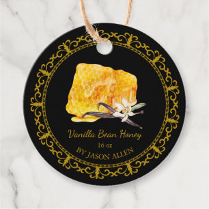 Honeycomb Vanilla Infused Honey Hang Label