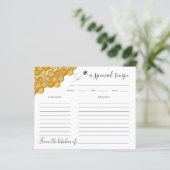 Honeycomb Vrijgezellenfeest Recipe Kaart (Staand voorkant)