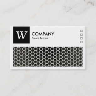Honeycomb Warm - Logo en panel v2 - zwart Visitekaartje