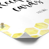 Honeycombs - Votre carte de recette ici poster (Coin)