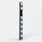 Honeydew Green en Blue Chevron Pattern Case-Mate iPhone Case (Achterkant/rechts)