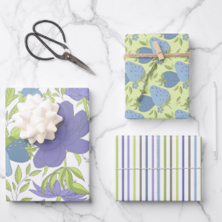 Honeydew, Lila en blauw cadeautje Inpakpapier Vel