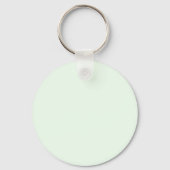 Honeydew Melon Groen F0FFF0 Kleur met Naam Optie Sleutelhanger (Voorkant)