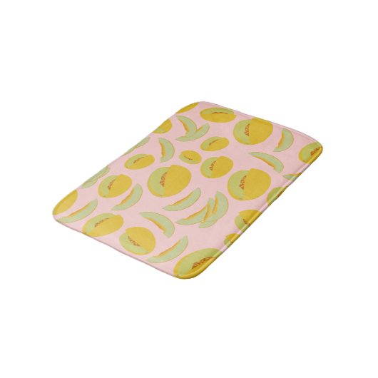 Honeydew Melons Fruit Pattern Badmat (Gekanteld)