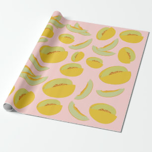 Honeydew Melons Fruit Pattern Cadeaupapier